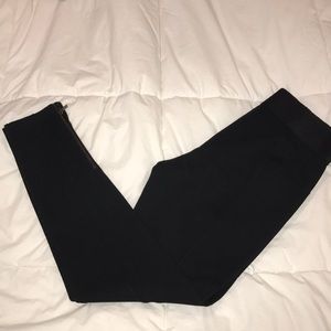 black "skinny" dress pants